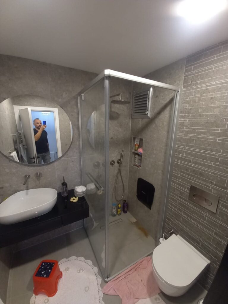 Bulancak Temperli Cam Duşakabin Uygulaması